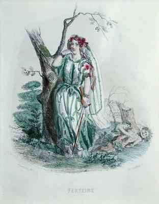 The Vervain from Les Fleurs Animees by Romanticism