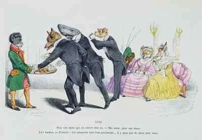 These gentlemen are so greedy by Romanticism