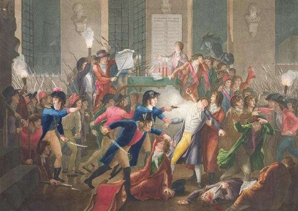 The Arrest of Robespierre, The Night of the 9th to 10th Thermidor, Year II, 27th July 1794 by Romanticism