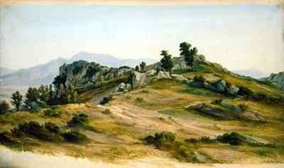 The Serpentara at Olevano by Romanticism