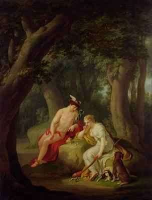 Diana and Mercury playing Dice 1788-90 by Romanticism