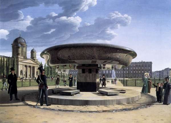 Granite Basin in the Lustgarten c. 1831 by Romanticism