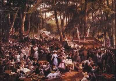 The Waldchestag in 1871 by Romanticism