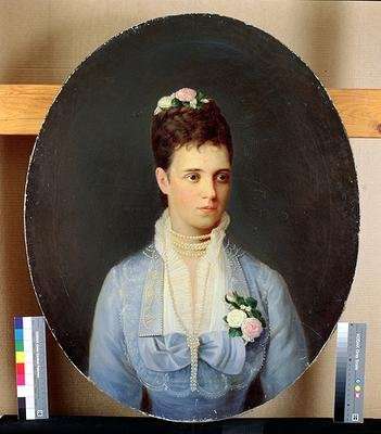 Portrait of the Russian Empress Maria Fyodorovna by Romanticism