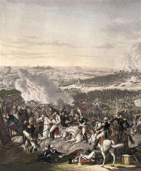 The Flight of Napoleon, Waterloo, 18th June 1815 by Romanticism