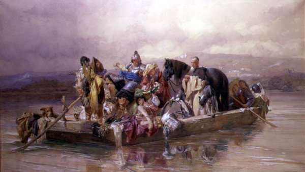 The Foragers Return by Romanticism