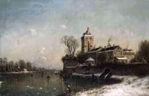 Winter Landscape by Romanticism