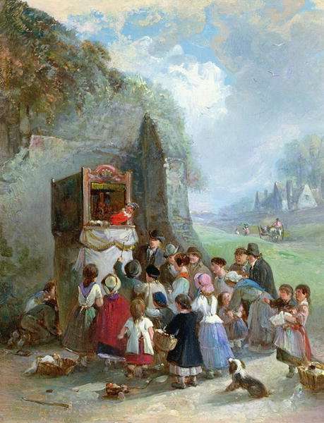 Punch and Judy by Romanticism