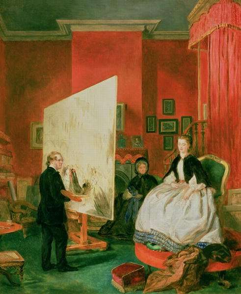 Frith in his Studio by Romanticism