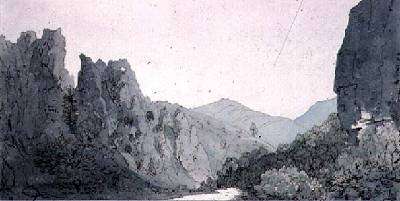 Dovedale Derbyshire by Romanticism