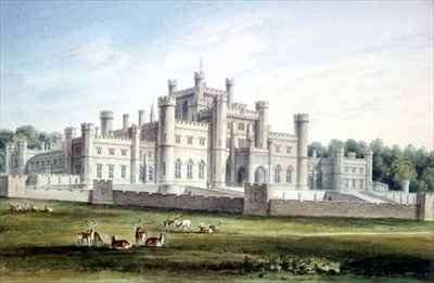 North East View of Lowther Castle, Westmoreland, Seat of the Earl of Lonsdale by Romanticism