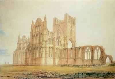 View of Whitby Abbey by Romanticism