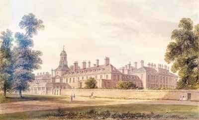 The South West view of Kensington Palace by Romanticism