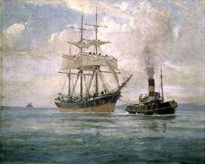 The Tug by Romanticism