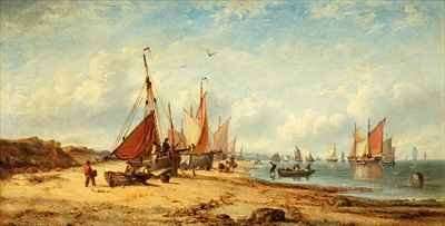 Coast Scene with Shipping by Romanticism