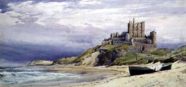 Bamburgh Castle by Romanticism