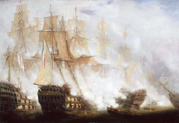 The Battle of Trafalgar, c.1841 by Romanticism
