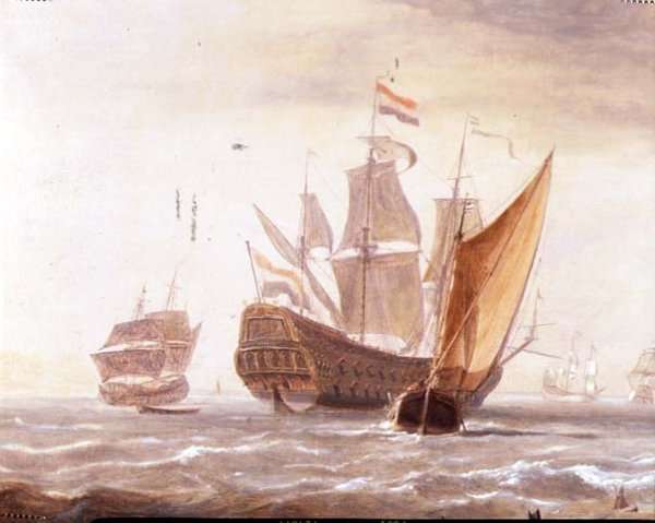 Dutch Men-o-War by Romanticism