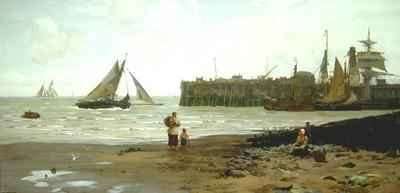 Low Tide Whitstable Harbour by Romanticism