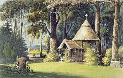 The Hermitage from Ackermanns Repository of Arts by Romanticism