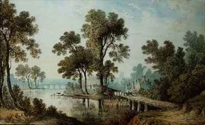 View of Darley Derbyshire by Romanticism