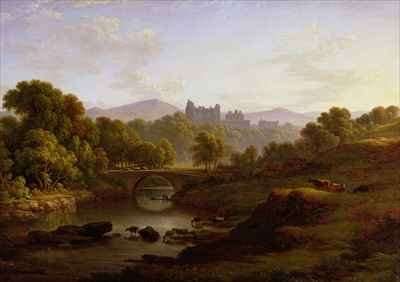 Doune Castle Perthshire by Romanticism