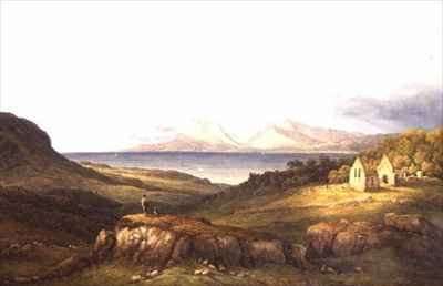 Scottish Coastal Landscape by Romanticism