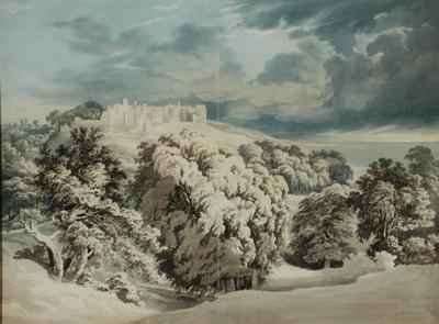 St Donats Castle Glamorganshire by Romanticism