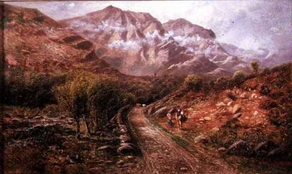 Eel Crags, Borrowdale, Cumberland by Romanticism