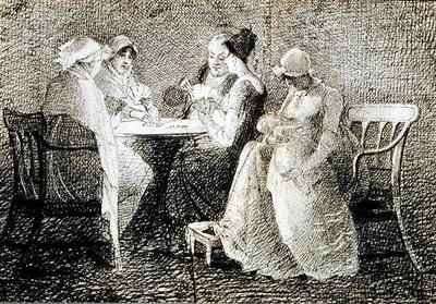 Card Game by Romanticism