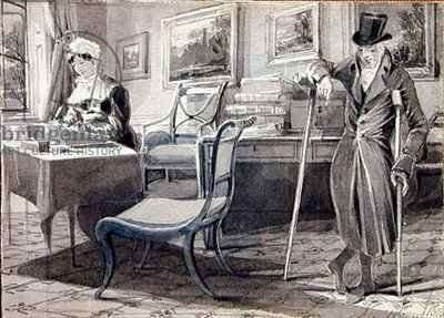 On Crutches by Romanticism