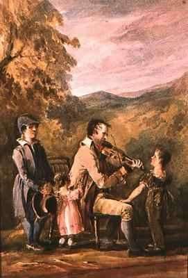 Blind Fiddler by Romanticism