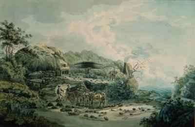 Coal Works Glamorgan by Romanticism