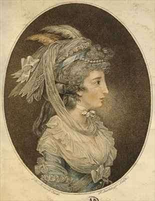English hairstyle by Romanticism
