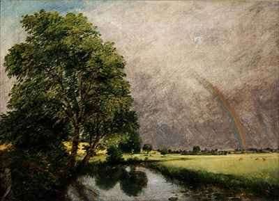 The Rainbow near Salisbury by Romanticism