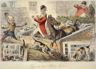 Pigg in the Melon Frame by Romanticism