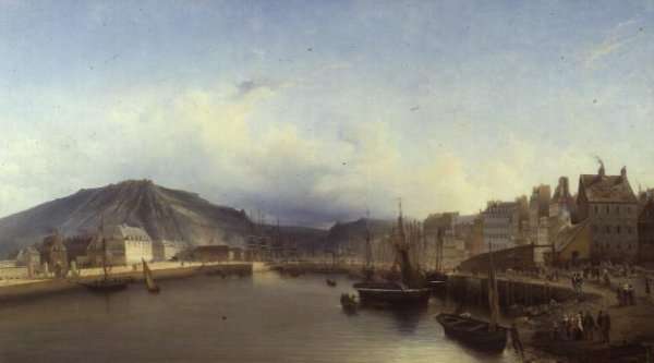 The Bridge at Cherbourg by Romanticism