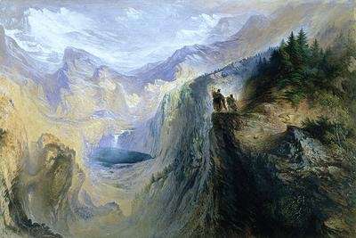 Manfred on the Jungfrau 1837 by Romanticism