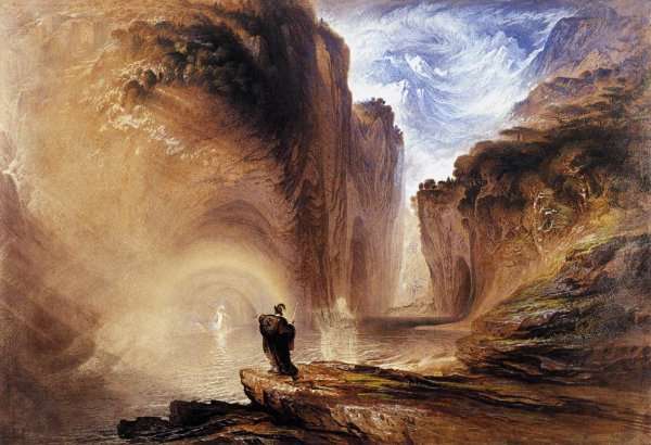 Manfred and the Alpine Witch 1837 by Romanticism