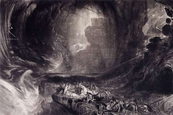 The Evening of the Deluge 1828 by Romanticism
