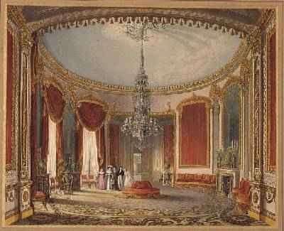 The Saloon in its final phase from Views of the Royal Pavilion by Romanticism
