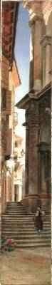 Village Steps by Romanticism