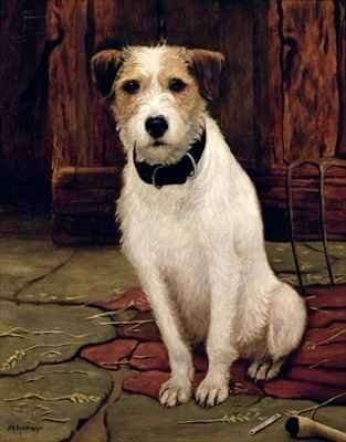 Portrait of Terrier by Romanticism
