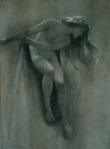 Female Nude Study by Romanticism
