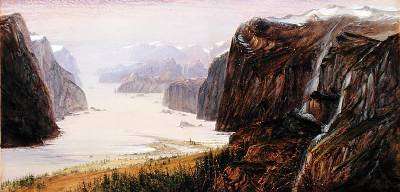 Aardals Sogne Fjord Norway A Morning in Early Summer 1863 by Romanticism