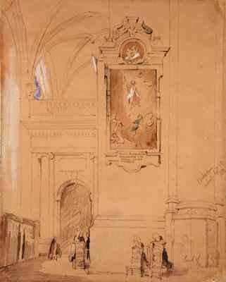 The Tomb of Hendrick van Balen 1575-1632 Antwerp by Romanticism