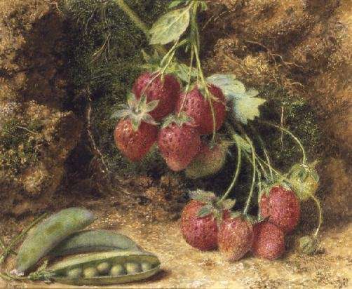 Strawberries and Peas by Romanticism