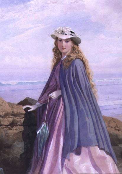 A Lady by the Sea by Romanticism