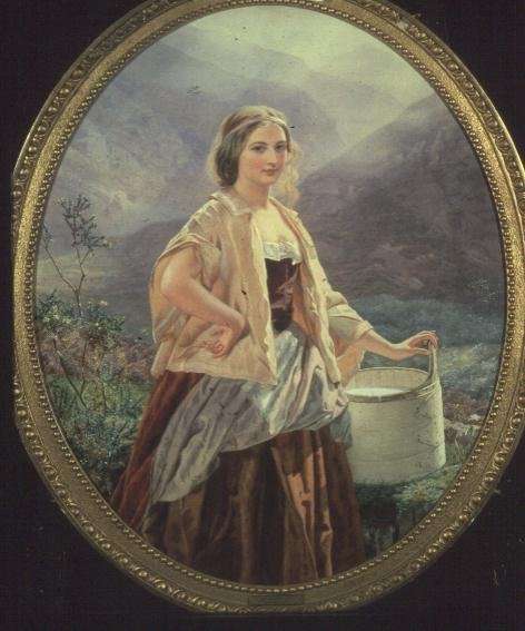 The Milkmaid by Romanticism