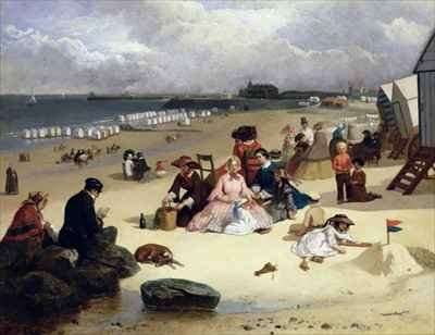 Littlehampton Beach with the Pier Climping beyond by Romanticism